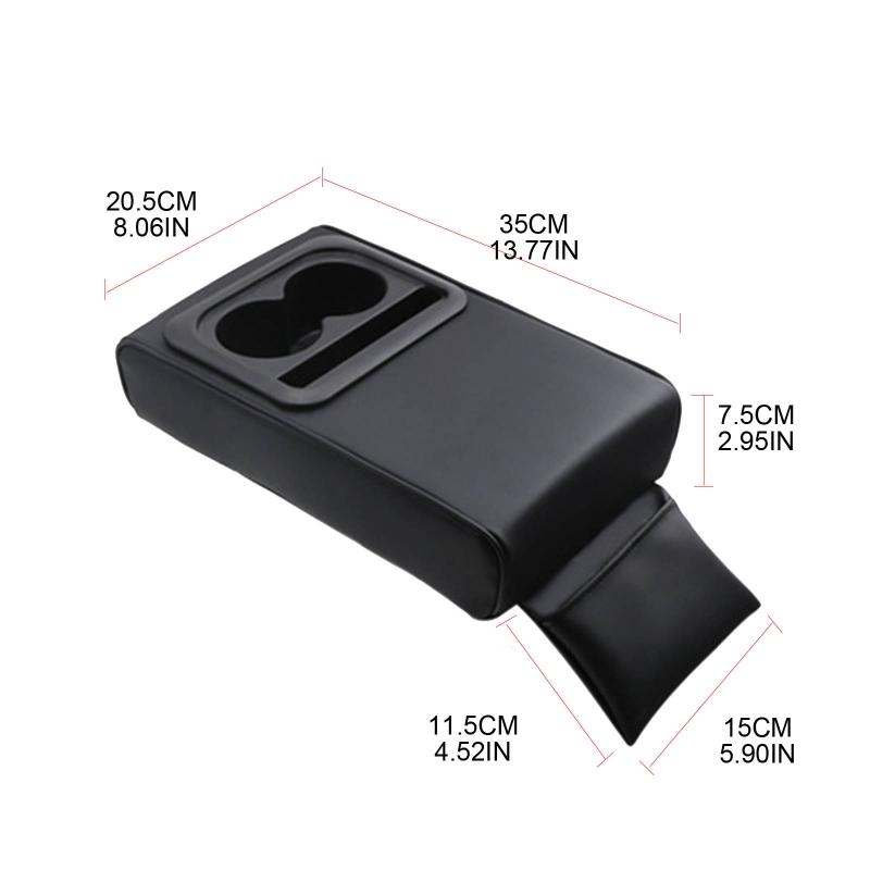Универсальная подушка для подлокотника центральной консоли для большинства автомобилей, внедорожников, грузовиков, авто, дышащая пена с эффектом памяти, подушка для локтя сиденья