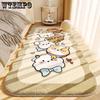 Мультяшный прикроватный ковер неправильной формы, ковер для спальни, ковер для гостиной, ковер для чайного столика, прикроватный ковер