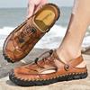 Летние мужские сандалии Сандалии для отдыха на природе Сетчатые сандалии Мягкие сабо Мужские сандалии Шлепанцы Сандалии ручной работы Римские тапочки для отдыха на природе