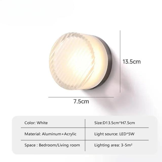 Светодиодная лампа Amber Jelly Small Wall Sconses, украшение для прикроватной комнаты, светильник для прохода в отеле