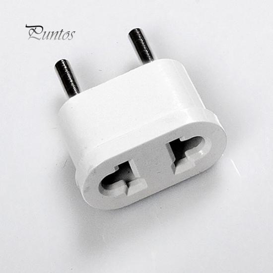 US USA To EU Euro Europe AC Power Plug Travel Adapter Charger Socket Converter