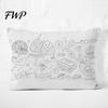 Drawing Pillow Cover DIY Coloring Pillowcase for Kids, Color Your Own Long Handmade Gift Kids Cover, Creative Art Craft Activity Children, Birthday