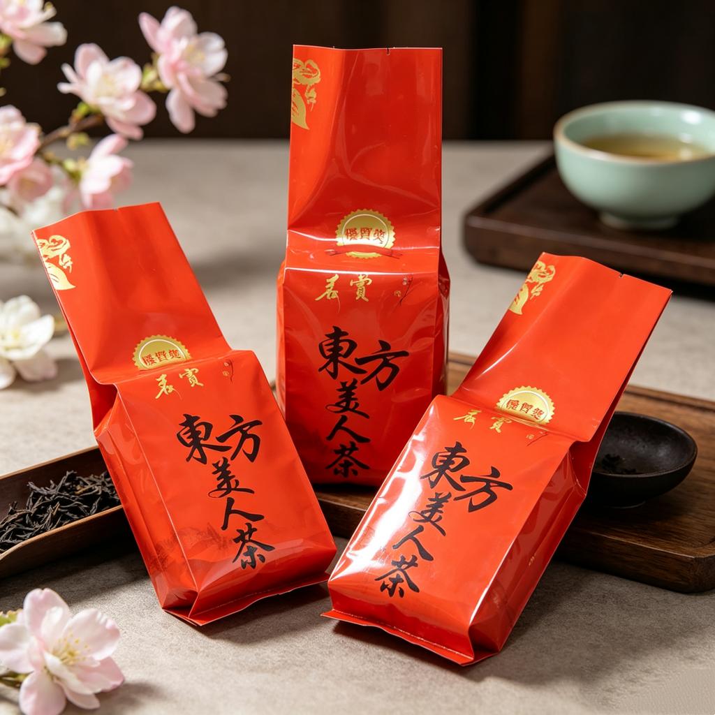 150g Alishan milk oolong tea Packaging Bag TieGuanYin Dianhong tea Seal bag jasmine Puer Chagao Green Dian Hong tea Packing Bag