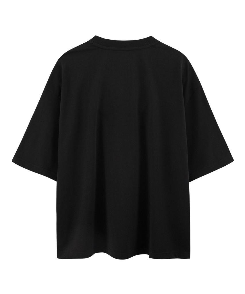 TAKEASY Single Crop Over T-Shirt (Black)