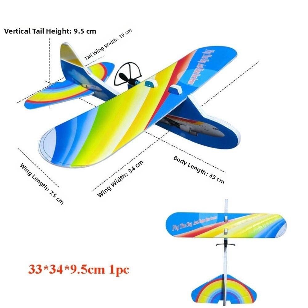 Ligthweight Electric Foam Aircraft EVA Airplane Glider Toy Model New DIY Assemble Airplanes Toys