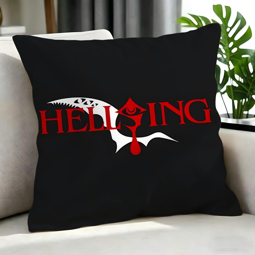 anime Hellsing Cushion Cover Cushion Cover Set Pcs x x x Pillowcase Decorative Sofa Home Decor