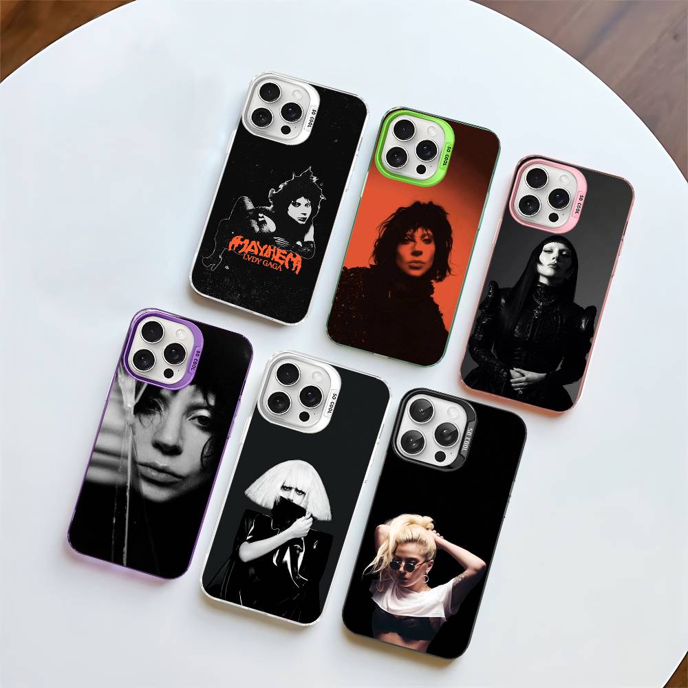 Singer L-Lady Gaga Mayhem Phone Case For IPhone 17 16 15 14 13 Pro Max Plus Matte Color Back Cover
