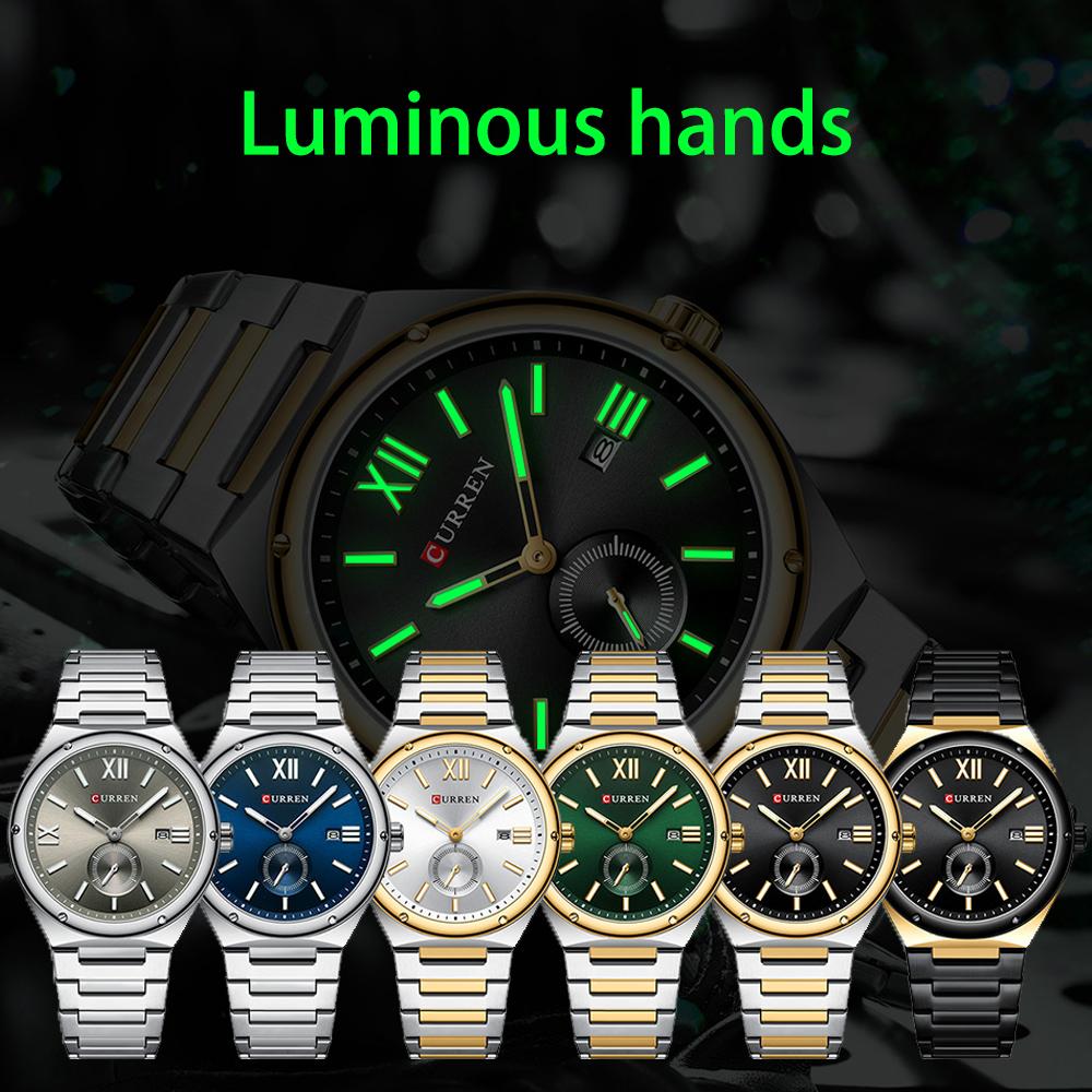 CURREN New Men Watch Business Wristwatches Movement Ultra Thin Clock Top Brand Luxury Fashion Casual