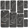 Чехол для телефона с бампером в стиле Формула 1 F1 Racing Circuit для iPhone 11 12 13 14 15 16 Pro X XR XS Max Plus Задняя крышка