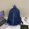 Рюкзак из денима большой вместимости для старшеклассников и студентов колледжей, простой школьный рюкзак, женский рюкзак для компьютера, модный
