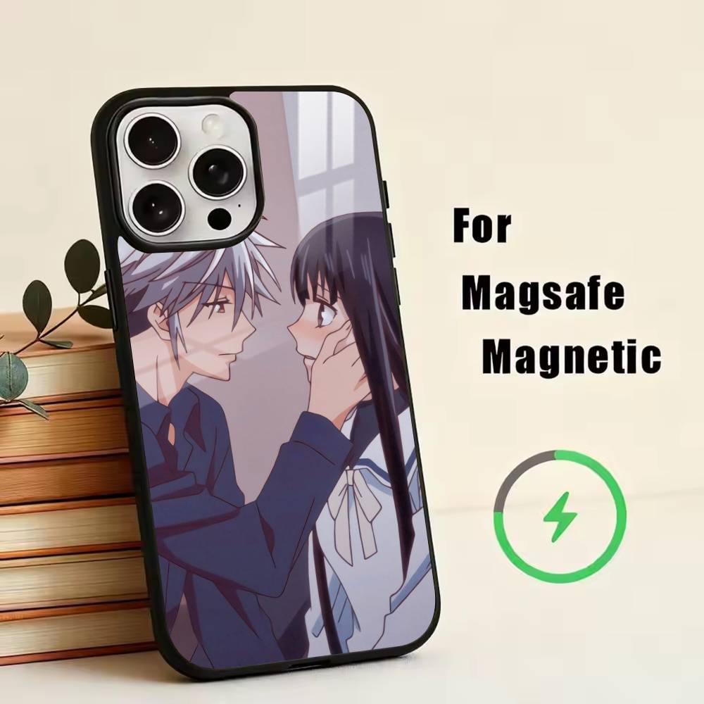 Anime healing F-Fruits B-Basket Phone Case For iPhone17,16,15,14,13,12,11 Plus,Pro Magnetic with Magsafe Wireless Charging