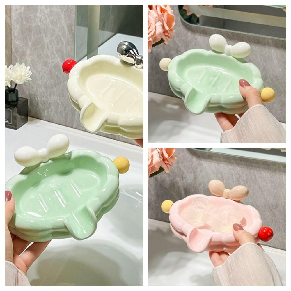 Simplicity Soap Box Fashionable Bathroom Shelf Creative Laundry Soap Tray  Household