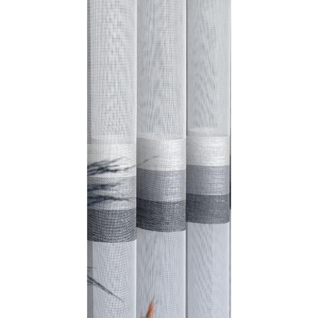 Серый антрацитовый горизонтальный полосатый 1/3 плотная складка тюль экрю занавеска Не мнется Не требует глажки