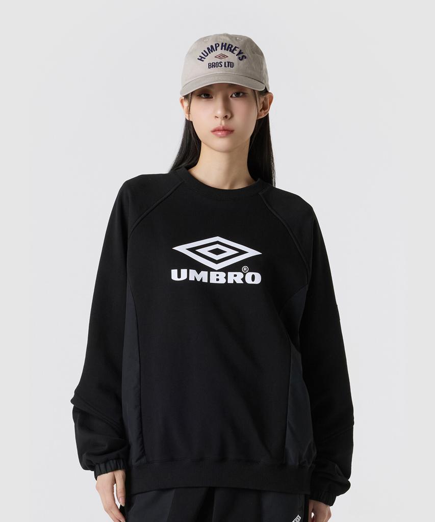 UMBRO Hbl Гибридная вязаная толстовка Черная (Uq321Cfs97)