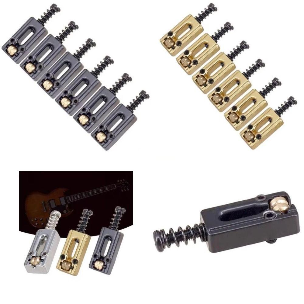 Replacement Electric Guitar Bridge Adjustable Bridge Tremolo Saddles Electric Guitar Accessories