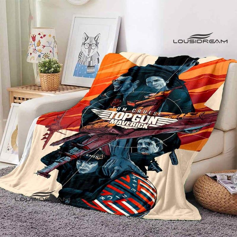 Классический фильм Top Gun Плед Детский теплый и красивый плед Мягкий и удобный плед Подарок на день рождения