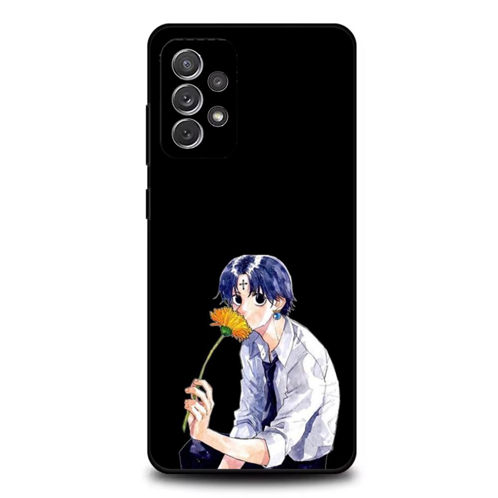 Чехол для телефона C- Chrollo L-Lucilfer для Samsung S25, S24, S21, S22, S23, S30, Ultra, S20, Plus, Fe, Lite, Note, 10, 9, 5G Черная крышка