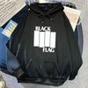 Черный флаг Band Print Clothing Punk Rock Style Street Sweatshirt Men/Women Casual Comfortable Pullovers Fall Fleece Hoodies