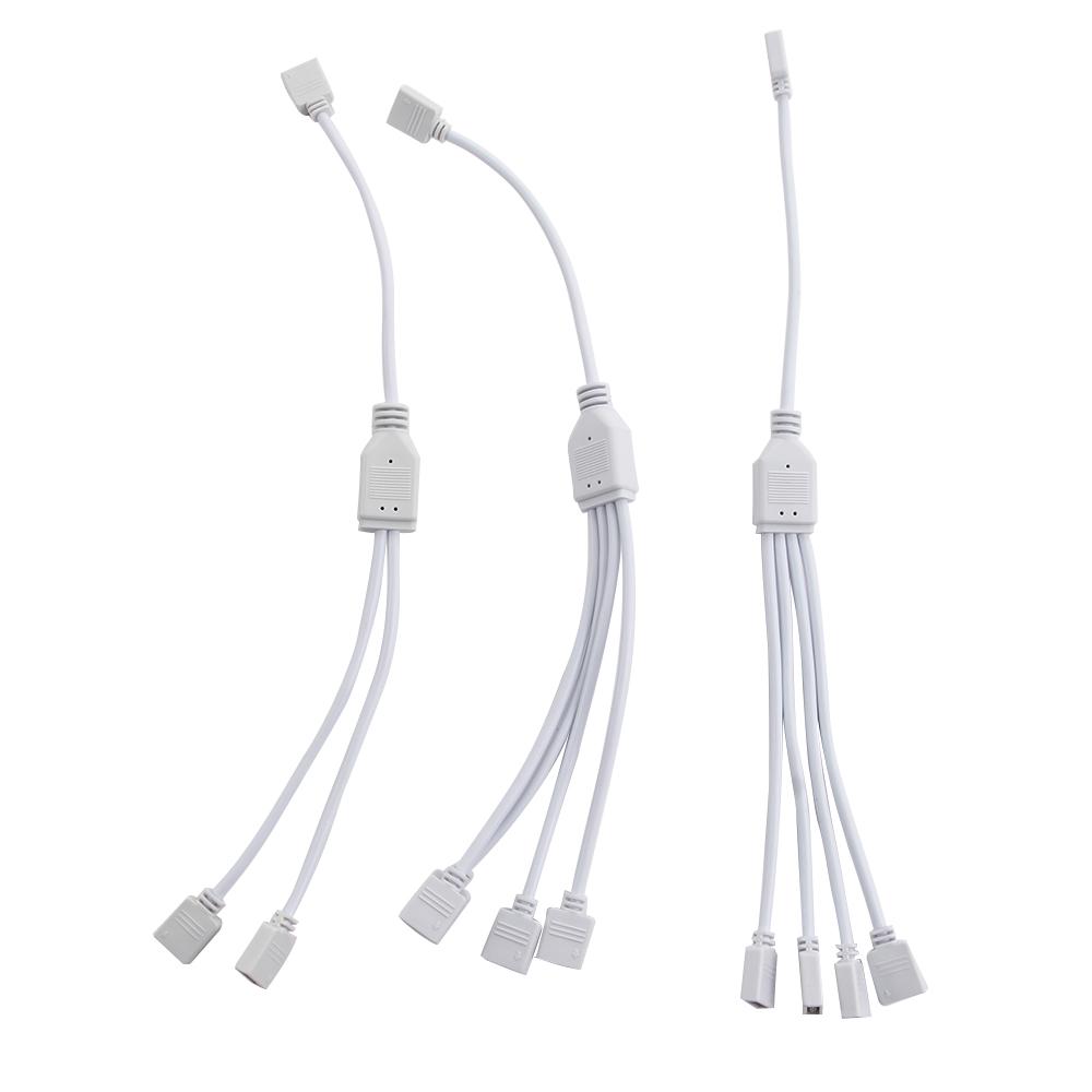 Connector for 5050 3528 4Pin RGB Splitter RGB Connector 4 Pin Splitter Cable RGB Extension Cable
