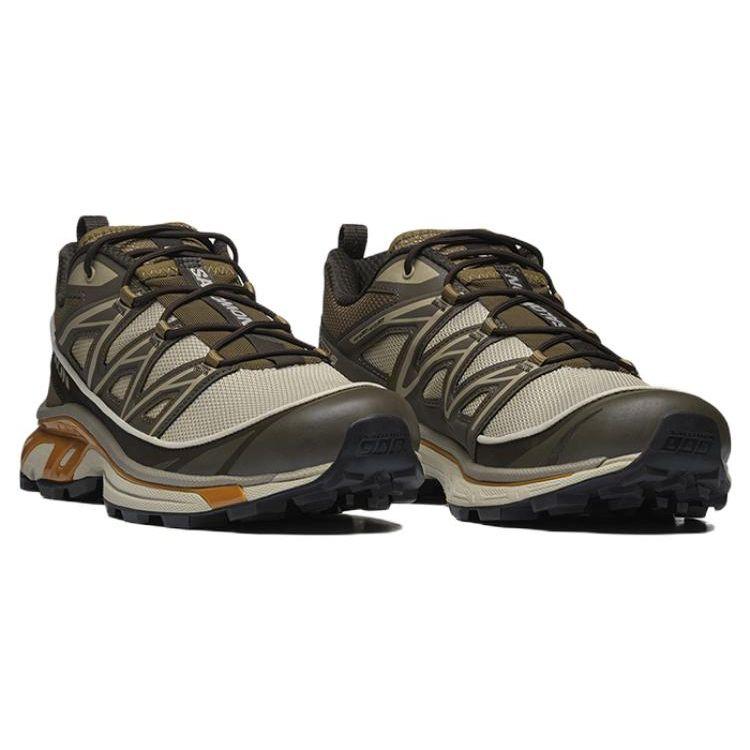 SALOMON Xt-6 Expanse Ретро Тренд Сетчатая Ткань Нескользящие Прочные Легкие Низкие Повседневные Кроссовки для Бега Унисекс Кроссовки Серо-Коричневые 417416