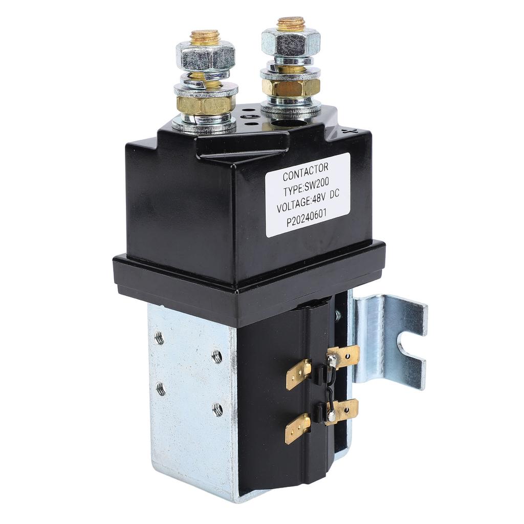 DC Contactor DC 48V 400A SW200 Reversing Contactor Solenoid Relay for Car Electric Forklift Truck Ship Battery