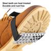 1 Pair 26-Tooth Ice Claws Crampons Non-Slip Stainless Steel Shoe Covers for Outdoor Climbing Snow Activities