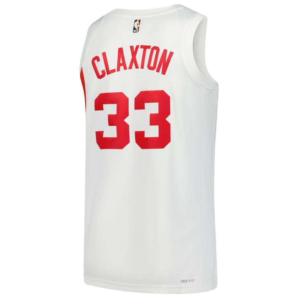 Nike Dri-Fit НБА Сезон 22-23 Бруклин Нетс Клэкстон Фан-версия Игровая майка Мужские Топы DO9485-100