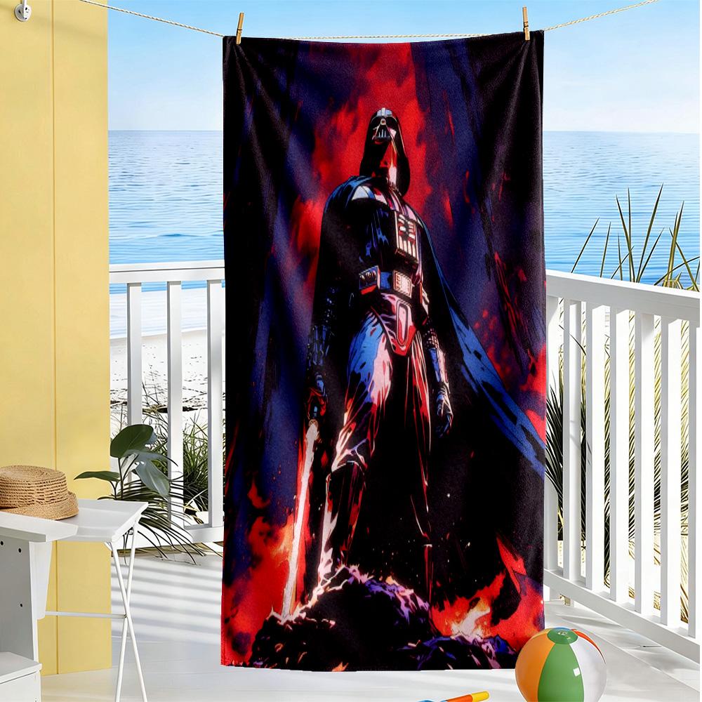 Star Wars Beach Towel Super Soft Microfiber Quickdry Fabric Comfortable Lightweight Perfect for Traveling Yoga Camping and Swimming