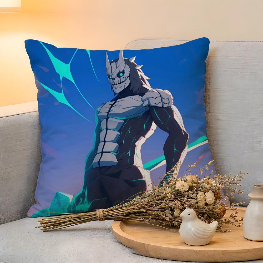 Cushion Cover Linen SkinFriendly Soft Decorative Case for Sofa Home Decor Cool Anime KKaiju No 8 Pillow cover