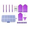 1 Set of Diamond Painting Storage Box, 5D Diamond Painting Kit Storage Box, Diamond Pen and Tool Kit, Suitable for DIY Art Storage Jewelry