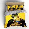 Soccer-Themed Bedding Set Bedding set (1 duvet cover, 2 pillowcases, duvet not included)