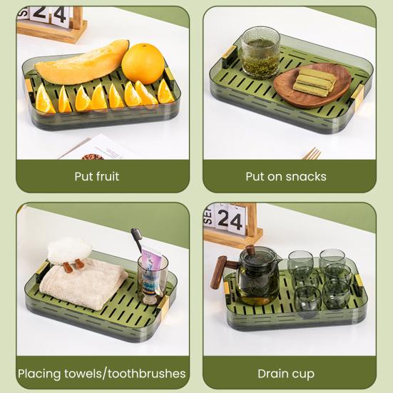 Пластина для хранения чайной посуды Yousheng, поднос для хранения воды, прямоугольный простой современный сливной дизайн, съемный держатель для чайной чашки для домашнего использования