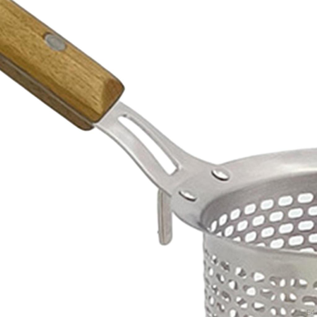 Корзина для картофеля фри, сетчатая корзина для жарки, ложка для предотвращения ожогов, дуршлаг для готовки, бытовой