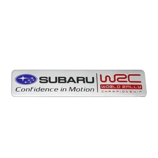 For Subaru STI Badge Outback Impreza Legacy WRX XV Tribeca Forester BRZ Alloy Car Trunk Styling Auto Emblem Sticker Accessories Y14