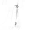 Great CHROME HEARTS Pierce Star Spike Chain Single Ear Silver SV925 mens Used