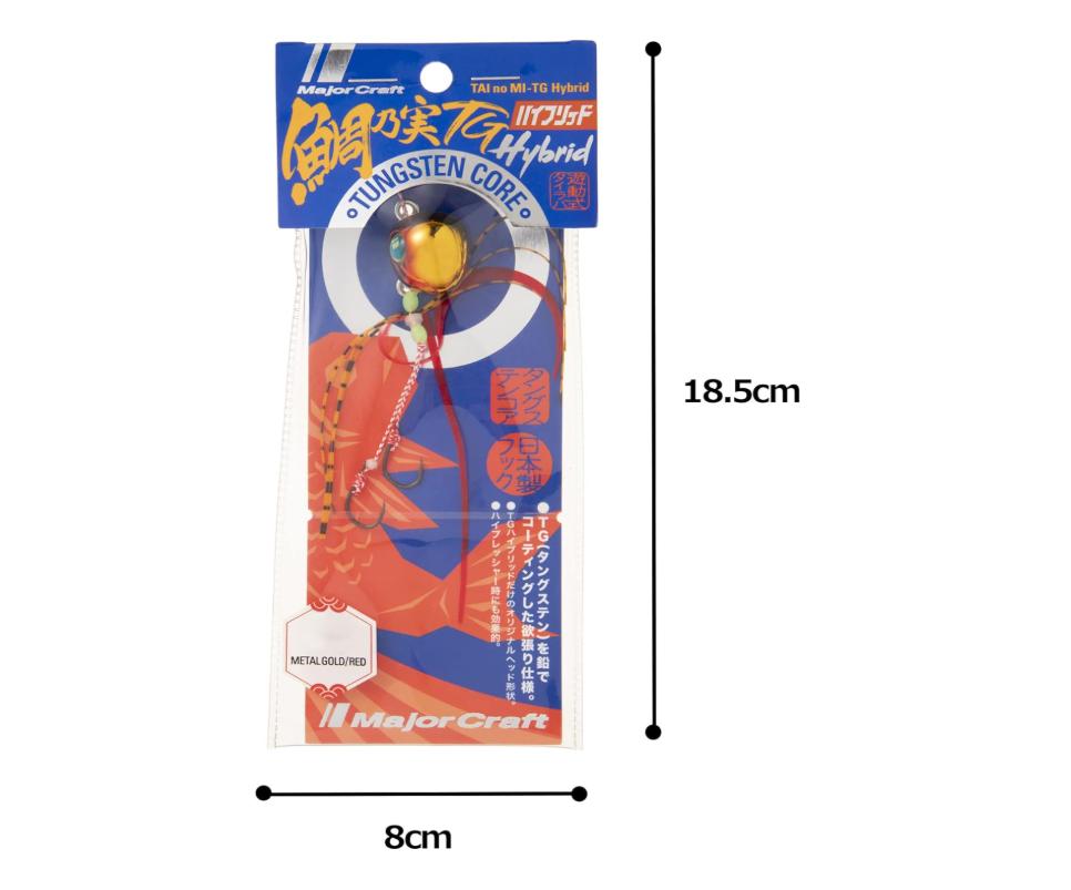 Тунговая приманка Tai Rubber Jig 80г №16 METALGOLD/RED Слайдер для ловли морского окуня Высокоплотная TG Головка