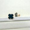 Серьги 'Четырехлистный Клевер' Изысканные Серьги из Агата и Халцедона Роскошные Женские Серьги