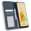 For Oppo Reno8 T 4G Phone Wallet Case Retro Texture PU Leather Stand Cell Phone Cover