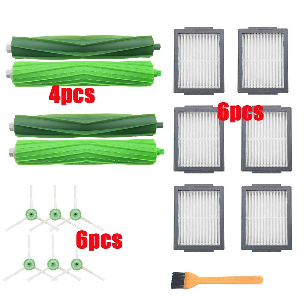 Набор сменных аксессуаров для пылесоса iRobot Roomba i7 E5 E6 I, основная щетка, фильтр, боковая щетка