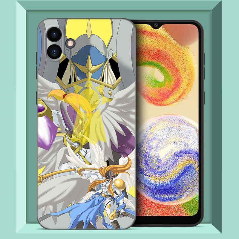 Цифровой монстр Digimon черный силиконовый чехол для телефона Samsung Galaxy A01 A03 Core A04 E A02 A05 A10 A20 A21 A30 A50 S A6 A8 + A7