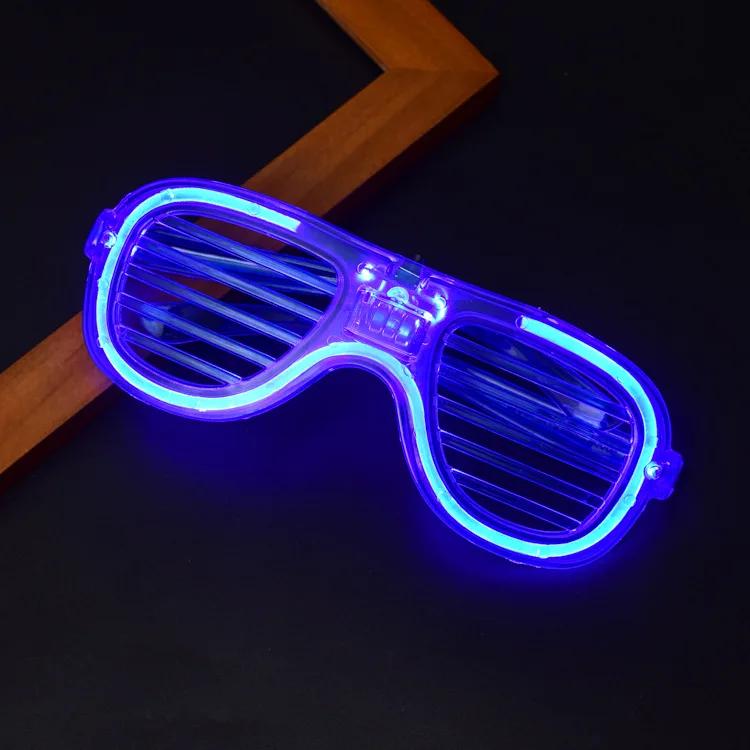 Luminous Light Glasses Bar Party Concert Props Fluorescent LED Glowing Night Party Photo Props Kids Happy Birthday Party Decor