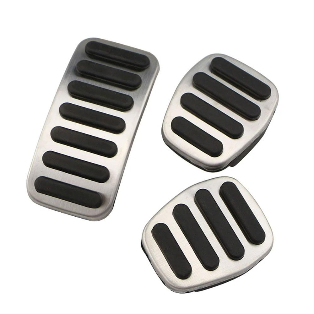 Чехол для автомобильных педалей из нержавеющей стали для Volvo V40 C30 C70 S40 2013-2018, Чехлы для педалей тормоза, топлива, газа, акселератора, аксессуары