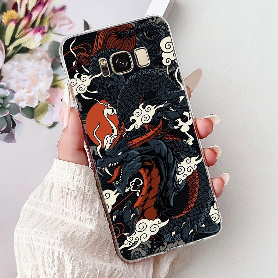 Чехол для Samsung Galaxy S8 Plus SM-G955F Роскошный чехол с рисунком цветов Мягкий тонкий чехол для телефона Для Samsung S8 S8+ GalaxyS8 Plus Чехлы