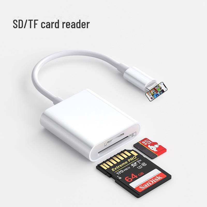 5-в-1 Type-C кард-ридер: Совместимость с SD, USB, Apple, Android, OTG