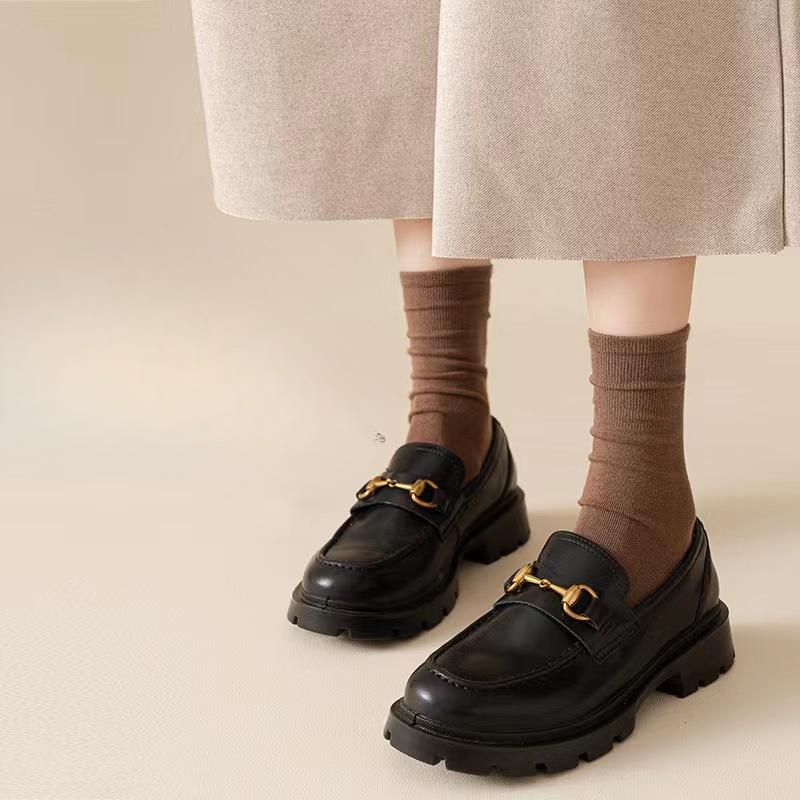 Женские бесшовные гольфы до середины икры, Антибактериальные и впитывающие пот, Набор послеродовых носков, Однотонные летние длинные носки