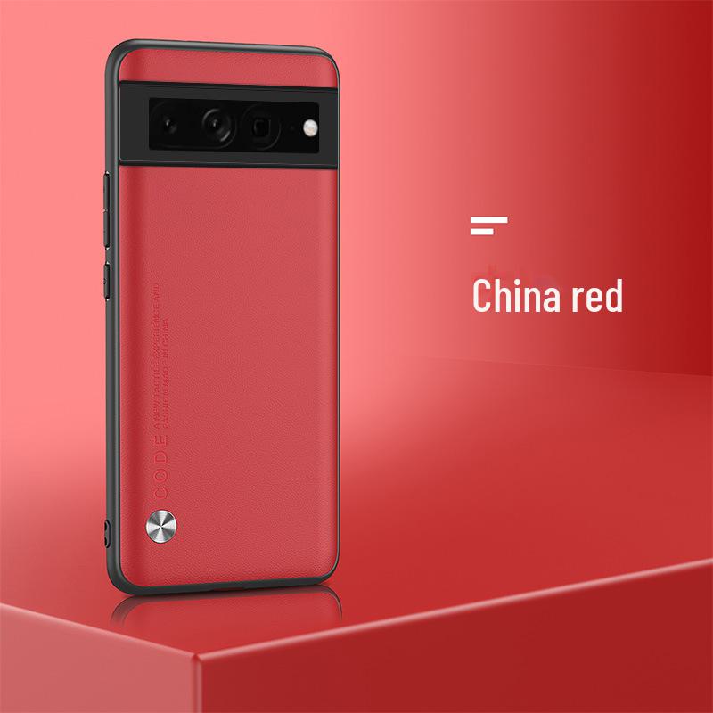 Креативный кожаный чехол для телефона Google Pixel 7 Pro и 6A; Сплошной цвет, простой дизайн, защитный чехол