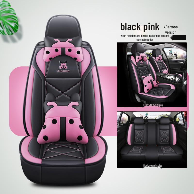 2021 Universal Cartoon Car Seat Cushion & Cover for All Seasons
