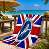 Millwall Fc Crest Design Beach Towel Microfiber Beach Towel, Lightweight and Quick-Dry, for Summer Travel, Swimming Pool Fan Birthday Gift