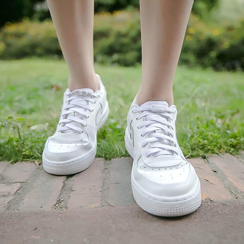 NO.8 2022 New No Tie Shoe Laces Elastic Laces Sneakers Flat Shoelaces Without Ties Kids Adult Quick Shoe Lace Rubber Bands for Shoes
