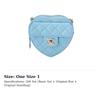 CHANEL Sheepskin Crossbody Bags Small Women's Sky Blue AP2784-B08163-NH626
